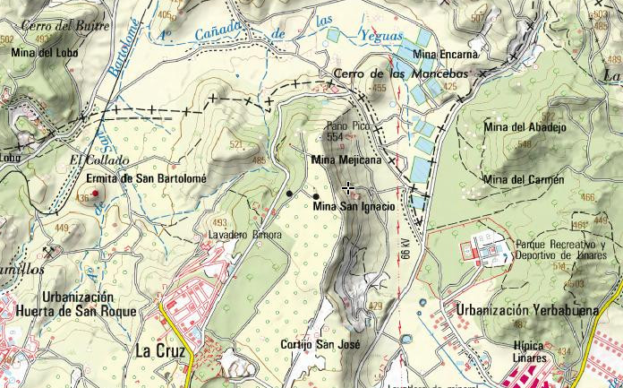 Pozo San Ignacio - Pozo San Ignacio. Mapa