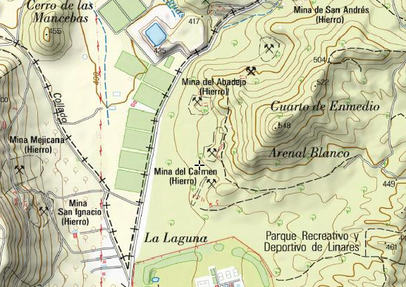 Mina del Carmen - Mina del Carmen. Mapa