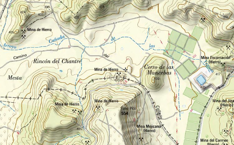 Camino del Collado - Camino del Collado. Mapa