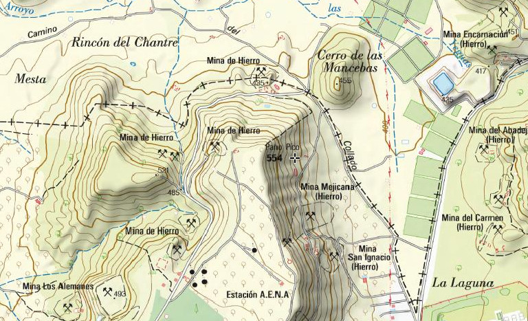 Pozo Zulueta - Pozo Zulueta. Mapa