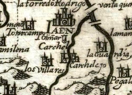 Otiar Viejo - Otiar Viejo. Otar, como parroquia, en el Mapa de Martn de Ximena (1654) [Catlogo de los obispos de las iglesias catedrales de la dicesis de Jan]