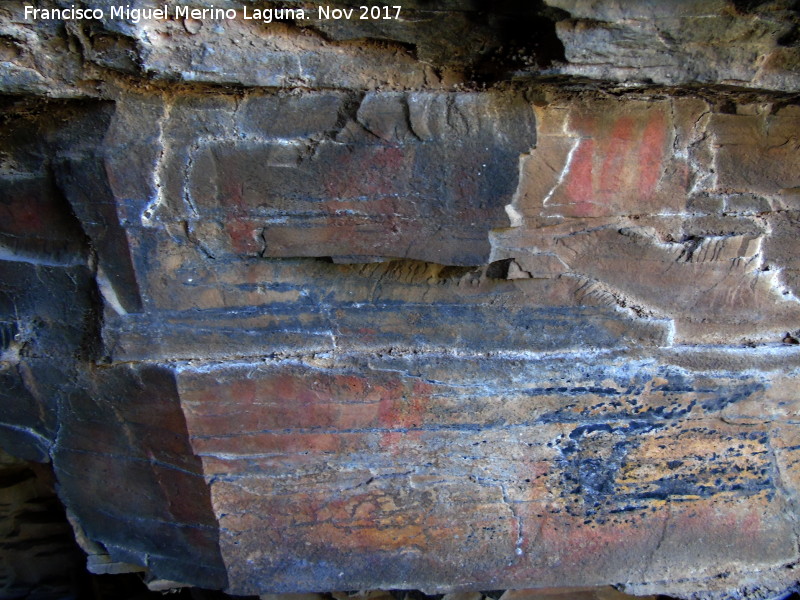 Pinturas rupestres de la Morciguilla de la Cepera I - Pinturas rupestres de la Morciguilla de la Cepera I. Pinturas del sector II