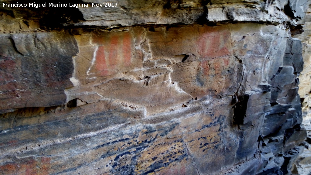 Pinturas rupestres de la Morciguilla de la Cepera I - Pinturas rupestres de la Morciguilla de la Cepera I. 
