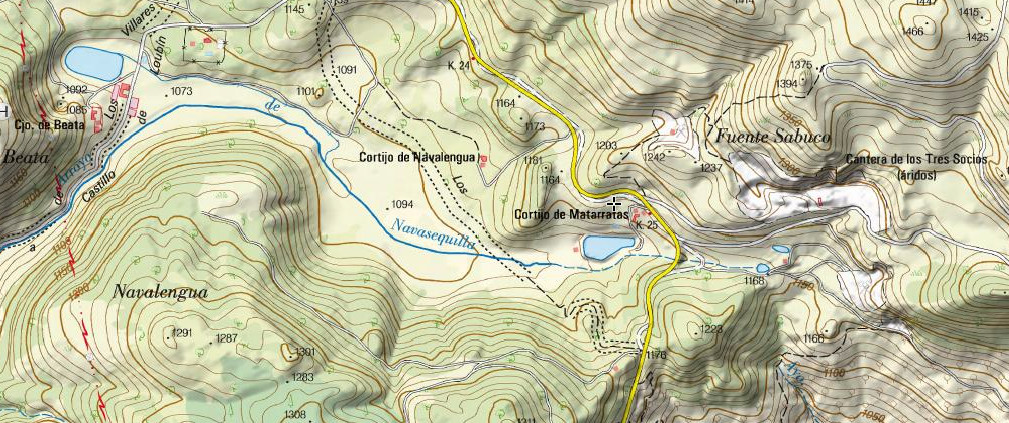 Cortijo de Matarratas - Cortijo de Matarratas. Mapa