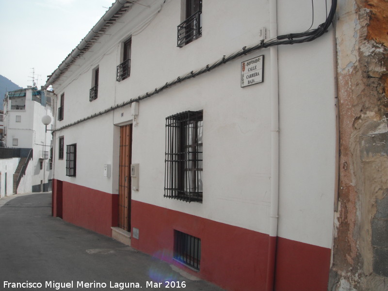 Casa de la Calle Carrera Baja n 2 - Casa de la Calle Carrera Baja n 2. Fachada