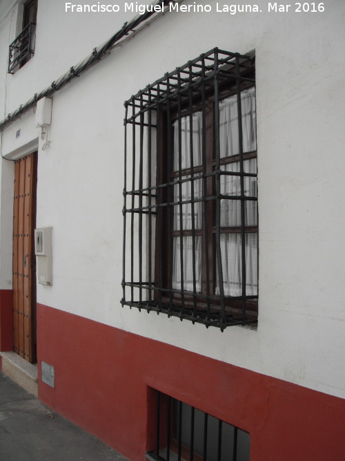 Casa de la Calle Carrera Baja n 2 - Casa de la Calle Carrera Baja n 2. Reja de rosetas