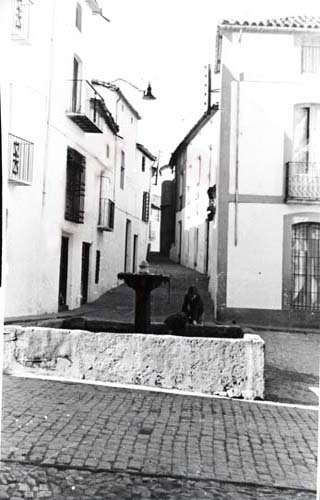 Calle Tercia - Calle Tercia. Foto antigua. Foto de Jacinto Mercado
