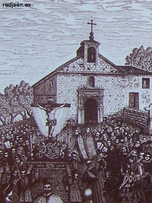 Ermita de San Blas - Ermita de San Blas. Ilustracin de la ermita de del Cristo de la Salud, obra de Domingo Murcia Rosales