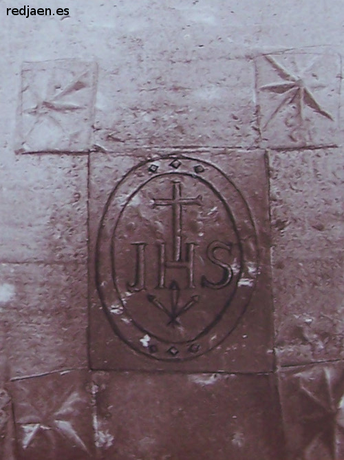 Ermita de San Blas - Ermita de San Blas. Sello de la campana de San Blas 1627. Posible anagrama del Cristo de la Salud