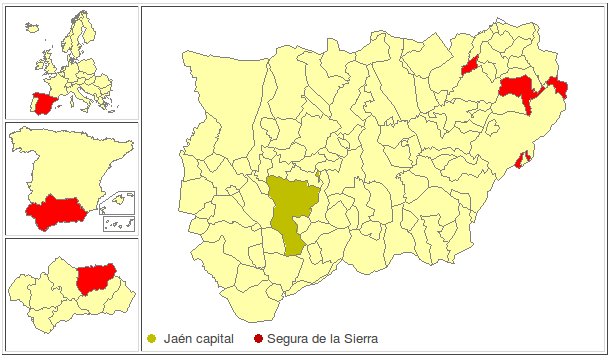 Segura de la Sierra - Segura de la Sierra. Localizacin
