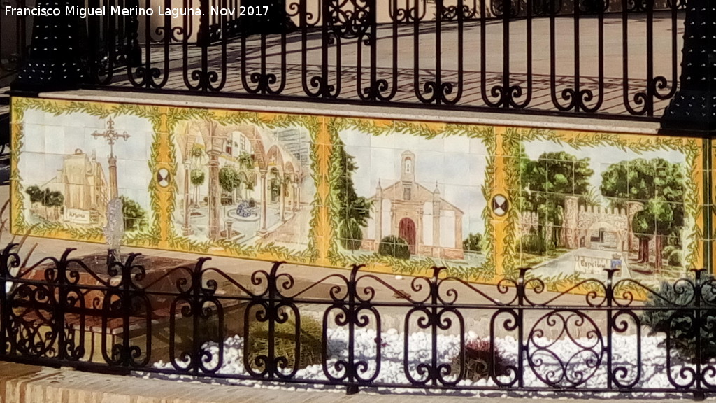 Templete de la Comarca - Templete de la Comarca. Azulejos