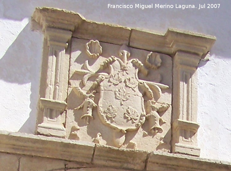 Casa de Jorge Manrique - Casa de Jorge Manrique. Escudo