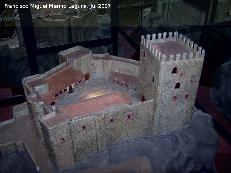 Castillo de Segura de la Sierra - Castillo de Segura de la Sierra. Maqueta
