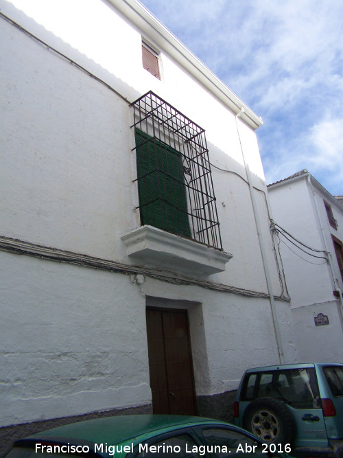 Casa de la Calle Martínez Montañés nº 17 - Casa de la Calle Martínez Montañés nº 17. Balcón derecho