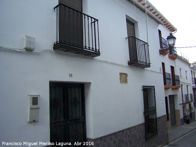 Casa de la Calle General Lastres n 18 - Casa de la Calle General Lastres n 18. Fachada