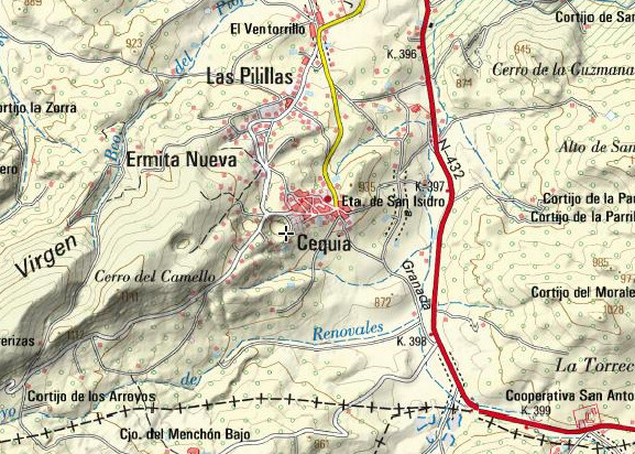 Aldea Cequia - Aldea Cequia. Mapa