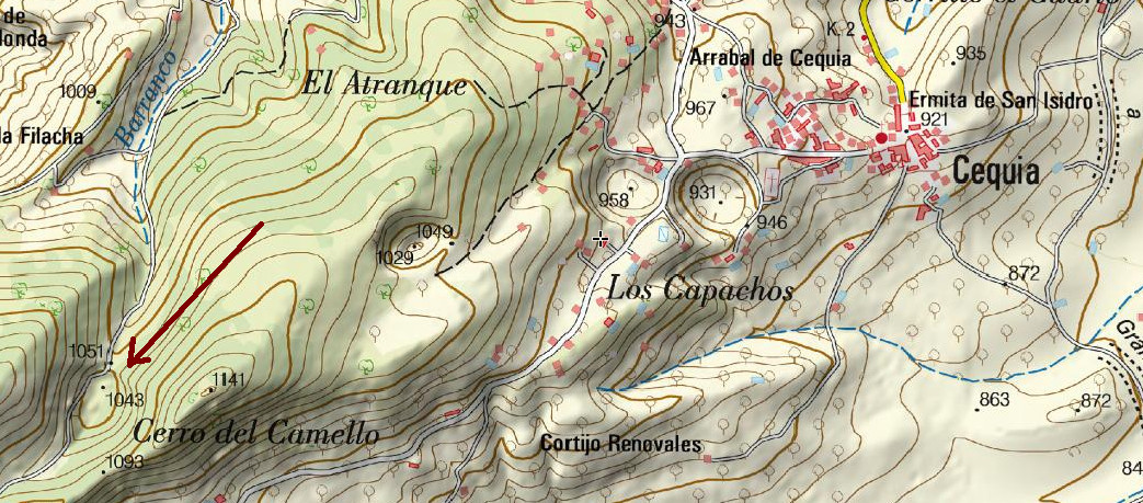 Capacho de la Calera - Capacho de la Calera. Mapa