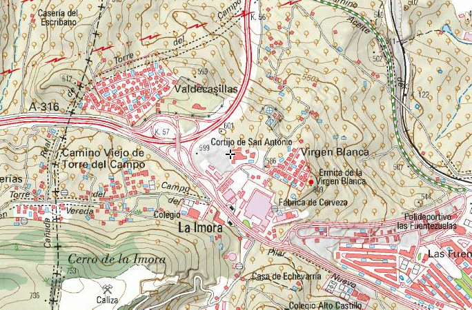 Casera de San Antonio - Casera de San Antonio. Mapa