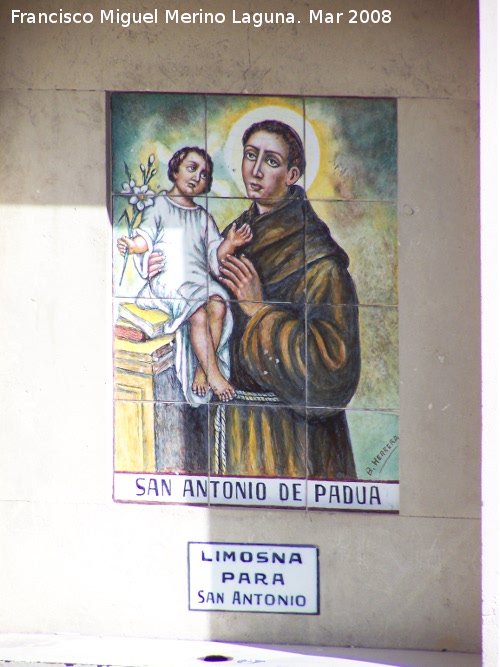 Hornacina de San Antonio de Padua - Hornacina de San Antonio de Padua. 
