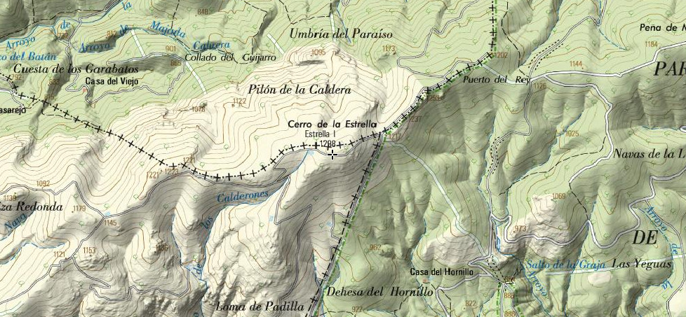 Cerro de la Estrella - Cerro de la Estrella. Mapa