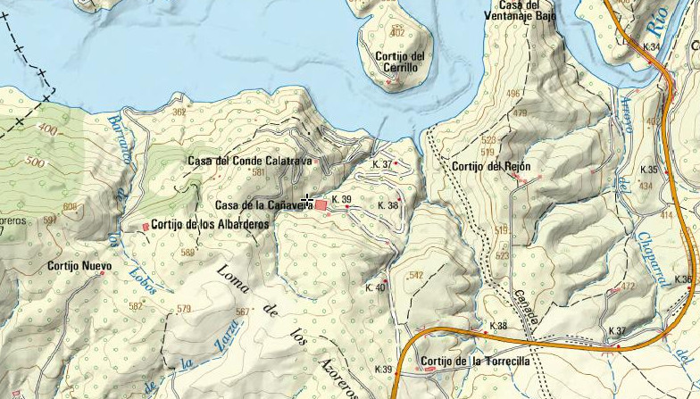 Cortijo de la Caavera - Cortijo de la Caavera. Mapa