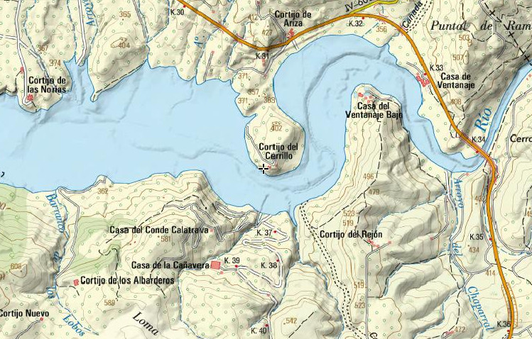 Cortijo del Cerrillo - Cortijo del Cerrillo. Mapa