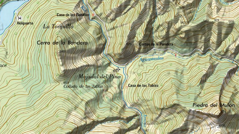 Majadal del Pino - Majadal del Pino. Mapa