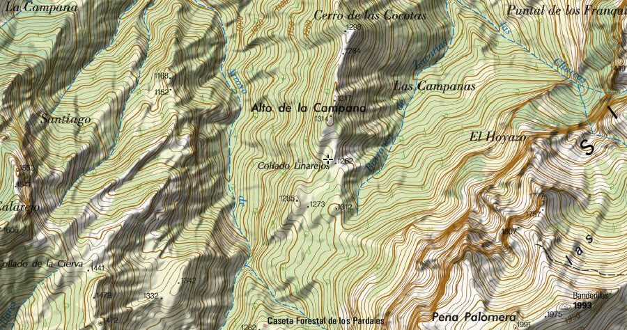 Collado de Linarejos - Collado de Linarejos. Mapa