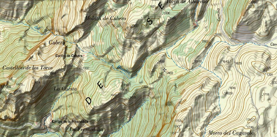 Tin de las Hoyas - Tin de las Hoyas. Mapa