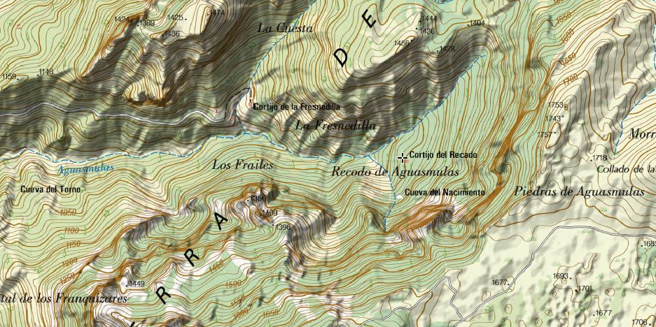 Cortijo del Recado - Cortijo del Recado. Mapa