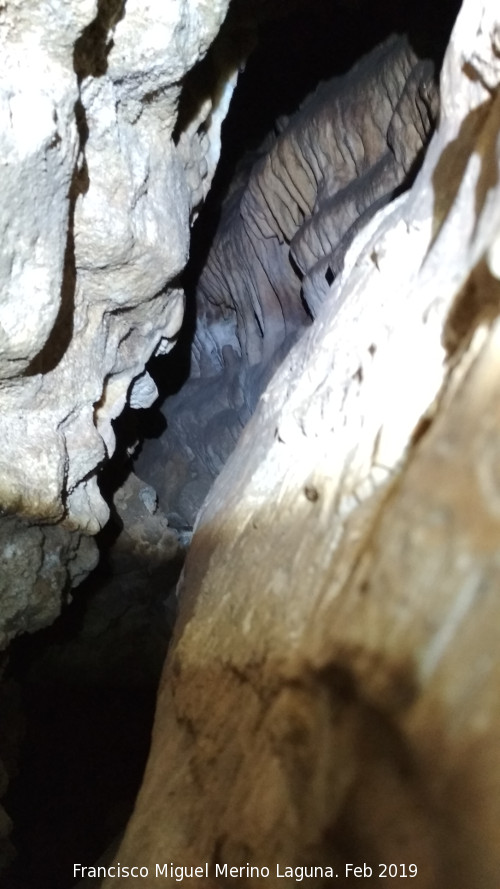 Cueva de la Virgen - Cueva de la Virgen. Espeleotemas