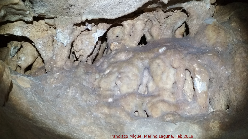 Cueva de la Virgen - Cueva de la Virgen. Espeleotemas