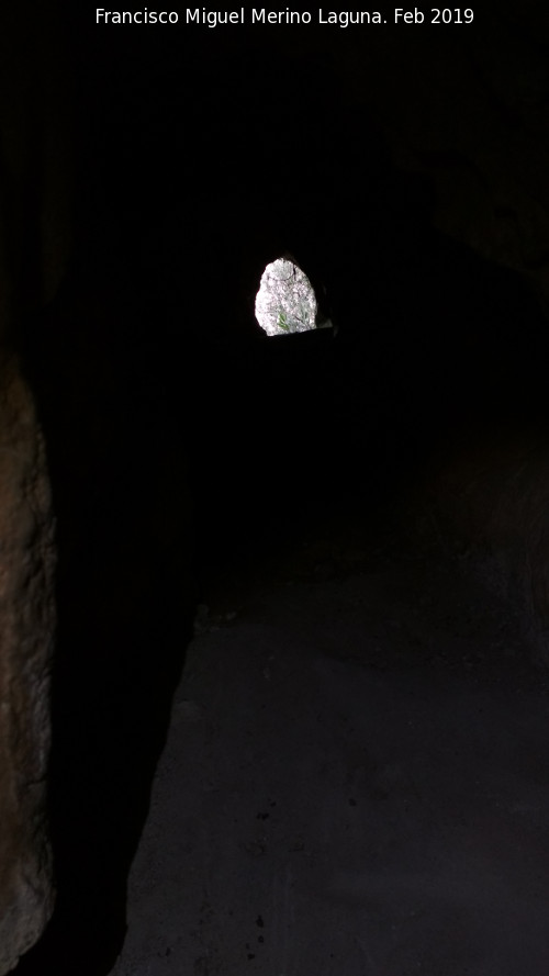 Cueva de la Virgen - Cueva de la Virgen. Salida