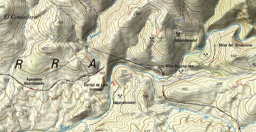 Tnel de la Aquisgrana - Tnel de la Aquisgrana. Mapa