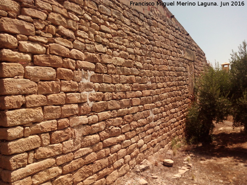 Molino del Cortijillo - Molino del Cortijillo. Muros de piedra