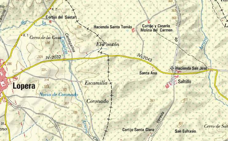 Hacienda San Jos - Hacienda San Jos. Mapa