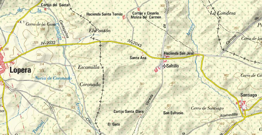 Cortijo Amparo - Cortijo Amparo. Mapa