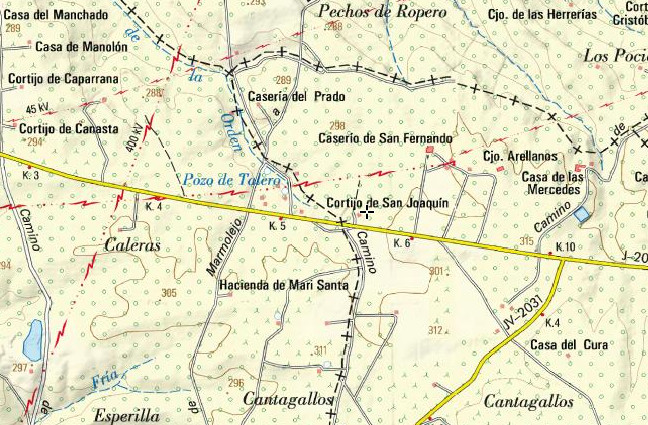 Cortijo San Joaqun - Cortijo San Joaqun. Mapa