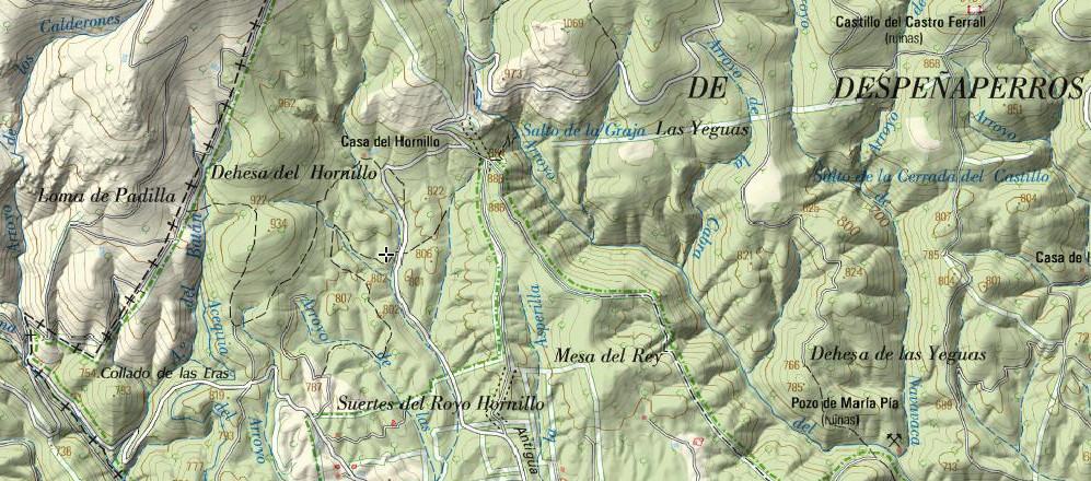 Arroyo del Hornillo - Arroyo del Hornillo. Mapa