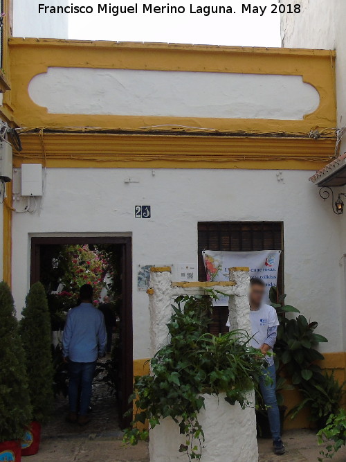 Casa de la Calle Pozanco n 21 - Casa de la Calle Pozanco n 21. Fachada