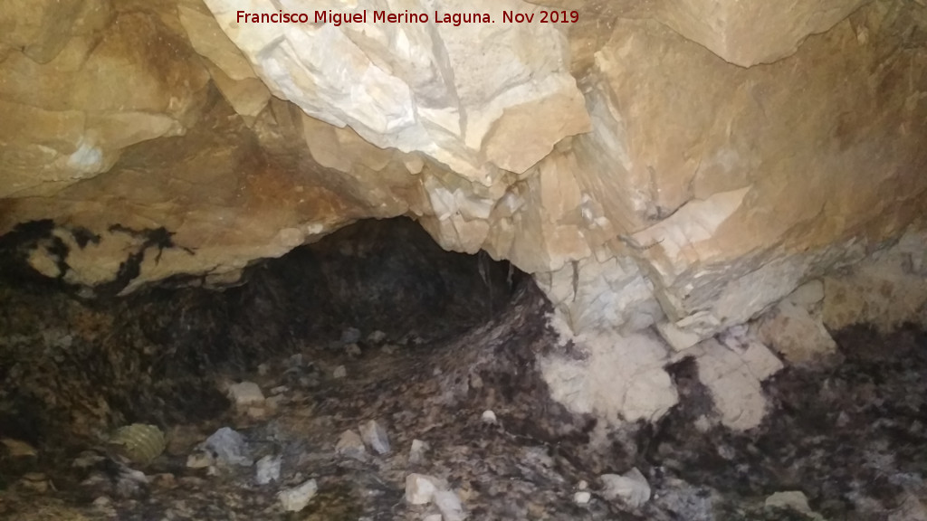 Pinturas rupestres de la Cueva de la Mina - Pinturas rupestres de la Cueva de la Mina. Interior de la Cueva de la Mina