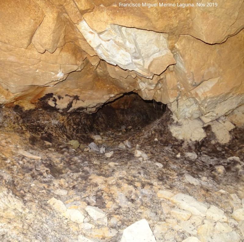 Pinturas rupestres de la Cueva de la Mina - Pinturas rupestres de la Cueva de la Mina. Interior de la Cueva de la Mina