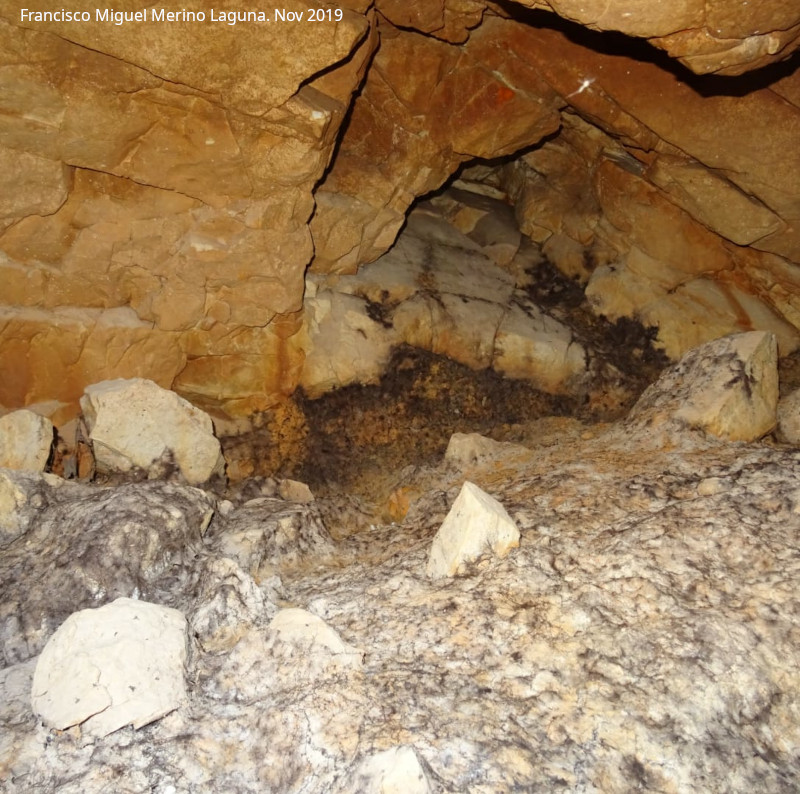 Pinturas rupestres de la Cueva de la Mina - Pinturas rupestres de la Cueva de la Mina. Interior de la Cueva de la Mina