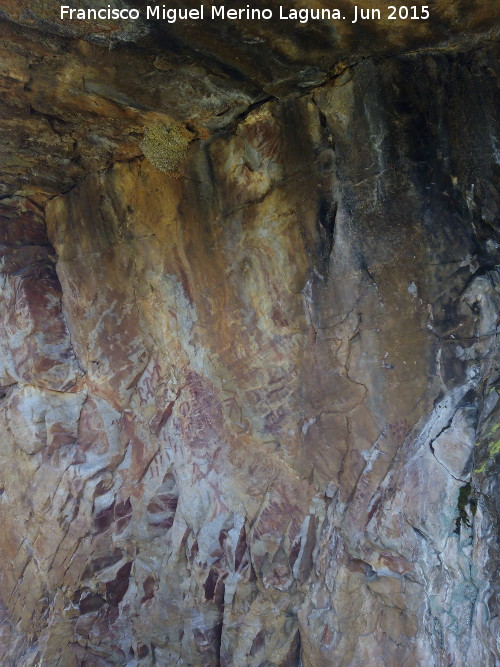 Pinturas rupestres del Barranco de la Cueva Grupo I - Pinturas rupestres del Barranco de la Cueva Grupo I. Abrigo