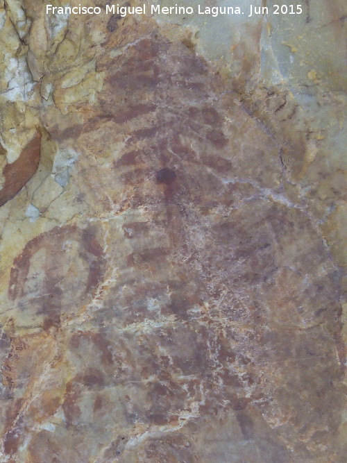 Pinturas rupestres del Barranco de la Cueva Grupo I - Pinturas rupestres del Barranco de la Cueva Grupo I. Ramiforme