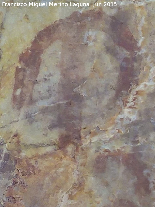 Pinturas rupestres del Barranco de la Cueva Grupo I - Pinturas rupestres del Barranco de la Cueva Grupo I. Antropomorfo
