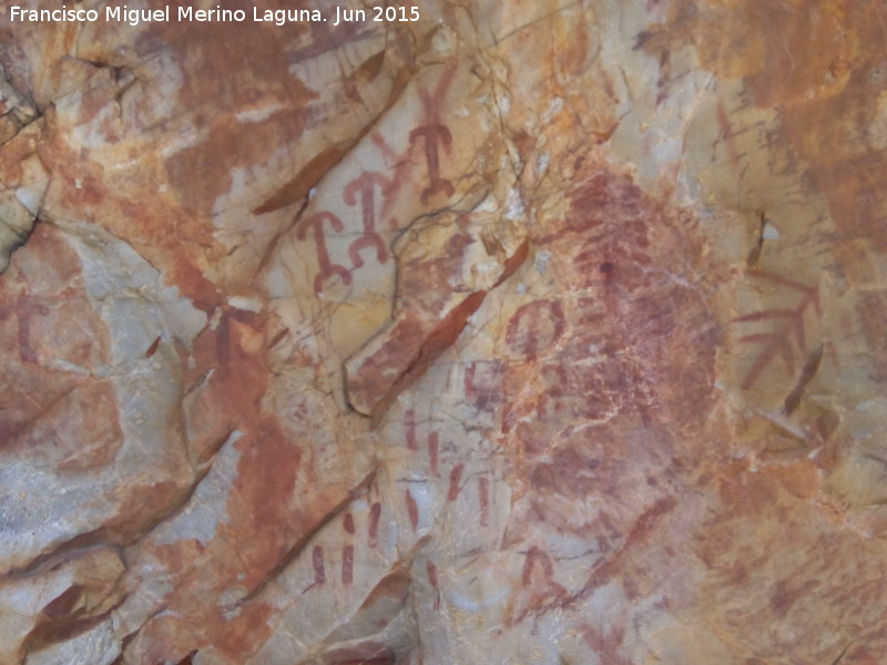 Pinturas rupestres del Barranco de la Cueva Grupo I - Pinturas rupestres del Barranco de la Cueva Grupo I. Grupo principal