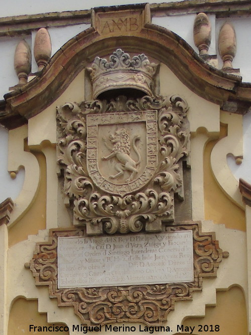 Fuente de la Piedra Escrita - Fuente de la Piedra Escrita. Escudo