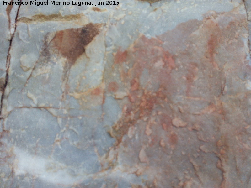Pinturas rupestres de la Cueva de los Arcos I - Pinturas rupestres de la Cueva de los Arcos I. Barras y puntos