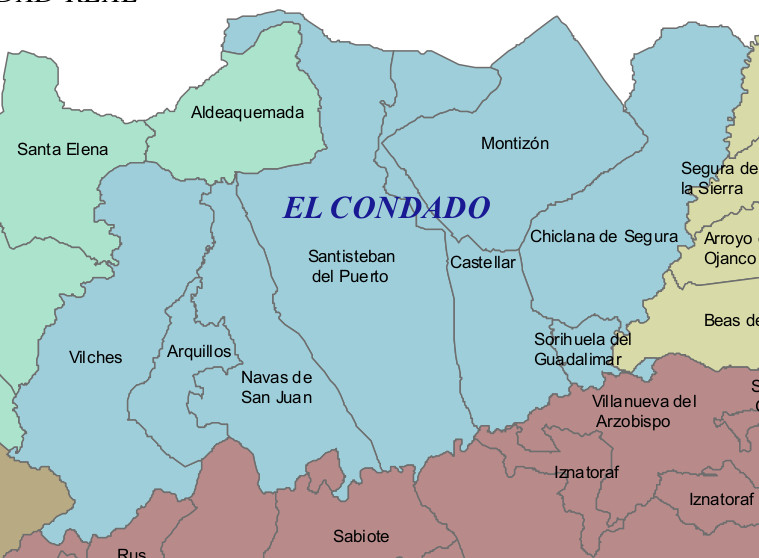 Sorihuela del Guadalimar - Sorihuela del Guadalimar. Comarca